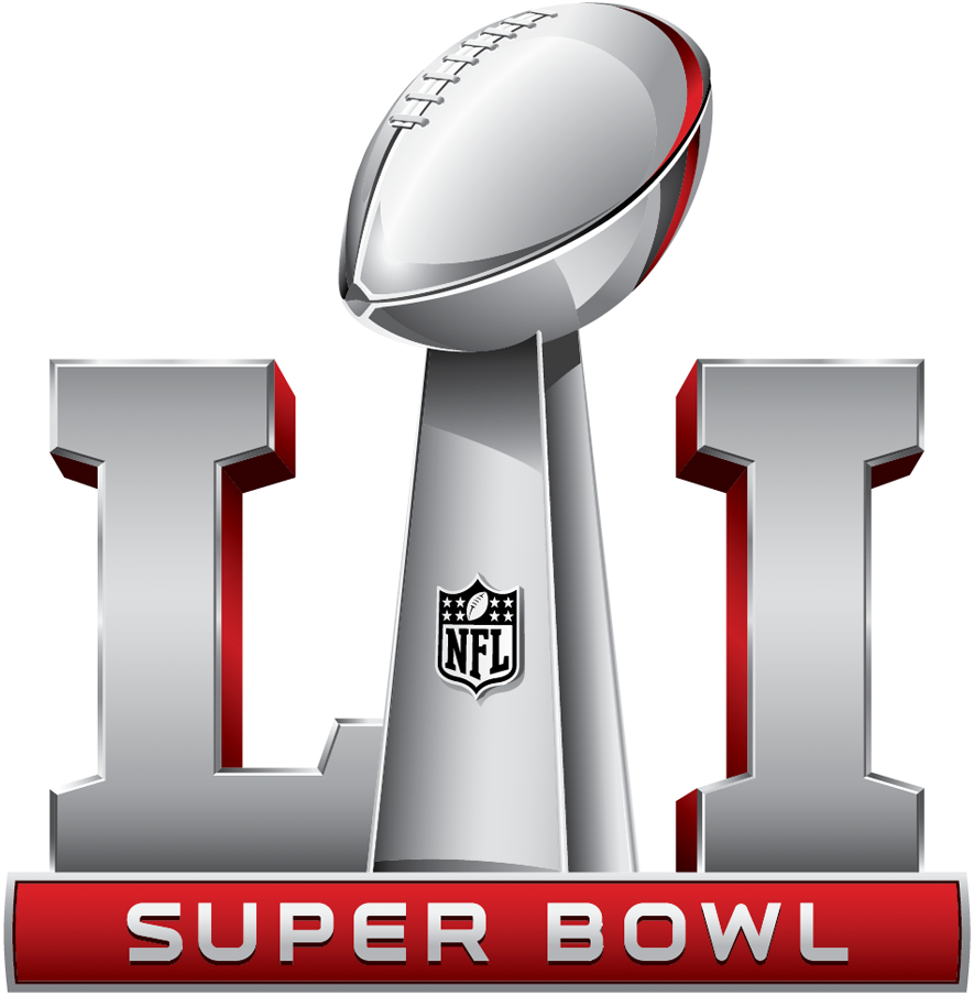 Super Bowl LI Primary Logo DIY iron on transfer (heat transfer)